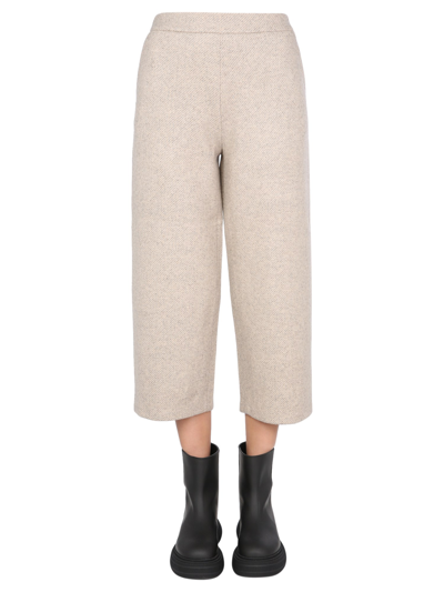 Fabiana Filippi Cropped Trousers In Grey