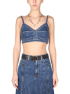 ALEXANDER MCQUEEN DENIM TOP