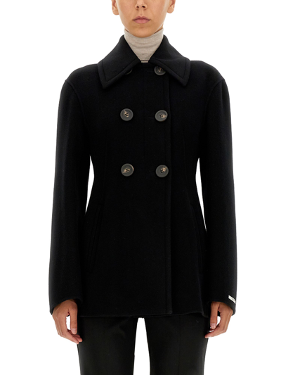 Max Mara Wool Jacket In Black