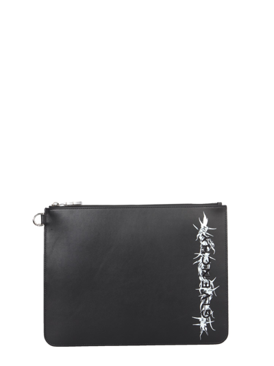 Givenchy Leather Pouch In Black