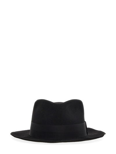 Saint Laurent Fedora Hat In Black