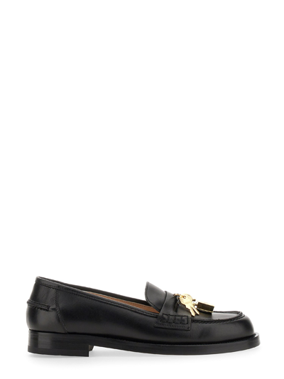 N°21 Loafer With Padlock In Black