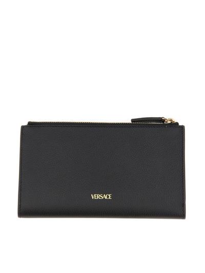 Versace Long Portfolio In Black