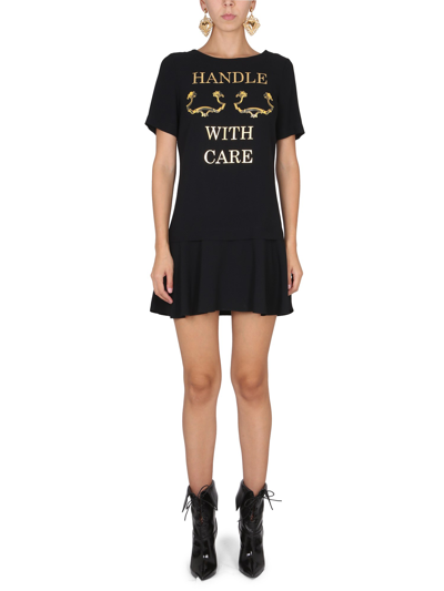 MOSCHINO "HANDLE WITH CARE" DRESS