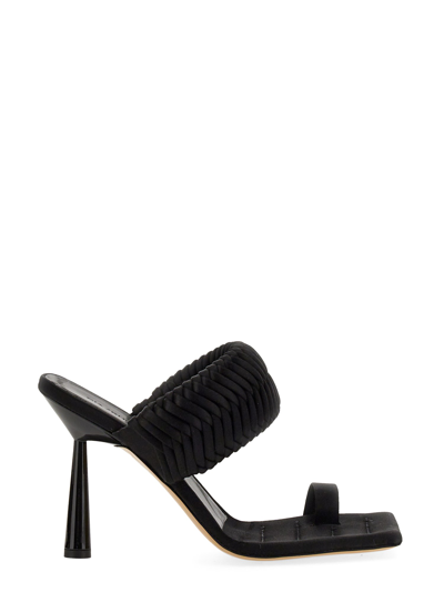 Gia Borghini Giaborghini Rosie Toe Ring Sandal In Black