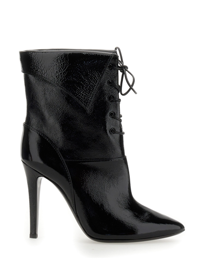 Philosophy Di Lorenzo Serafini Pointed-toe 110mm Lace Boots In Black