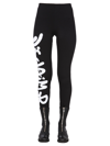 DISCLAIMER LEGGINGS WITH LOGO PRINT