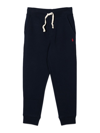 Polo Ralph Lauren Polo Pony Cotton-blend Track Trousers In Blue