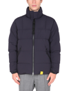 Aspesi High Neck Down Jacket In Blue