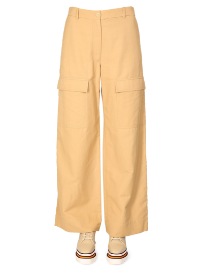 Stella Mccartney Pants In Alter Mat In Yellow