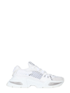 Dolce & Gabbana Dolce And Gabbana Woman's White Air Master Mix Of  Materials Sneakers In White