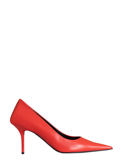 Balenciaga Red Pumps With Stiletto Heel