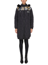 VERSACE JEANS COUTURE BAROQUE PRINT COAT