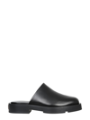Givenchy Logo Plaque Block-heel Mules In Black