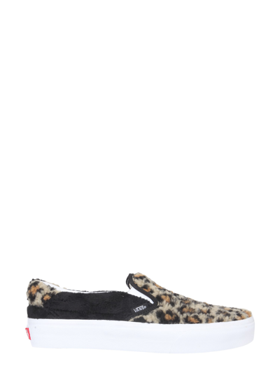 Vans Womens  Slip-on 59 Sherpa In Leopard/black