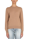 Maison Margiela Woman Sweater Camel Size M Cashmere In Beige