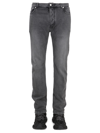 Balenciaga Dirty Blue Jeans In Black