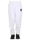 Balenciaga Women Pantalone Jogger Con Patch In White