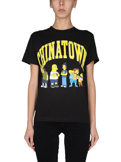 Chinatown Market X The Simpsons "ha Ha" T-shirt In Black