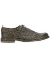 OFFICINE CREATIVE OFFICINE CREATIVE WOVEN OXFORD SHOES - GREY,IDEAL023SKIPPERINTRECCIO11862417