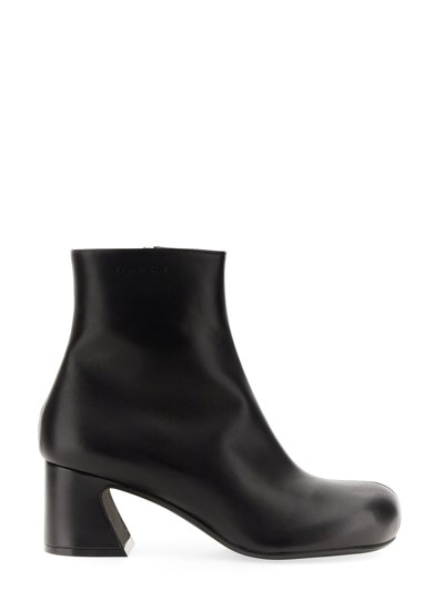 Marni Ankle Boots With Shaped Heel In Black