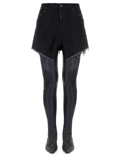BALENCIAGA MINI CUT-UP SKIRT