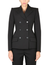 Max Mara Sabina Tailored Wool Blazer In Black