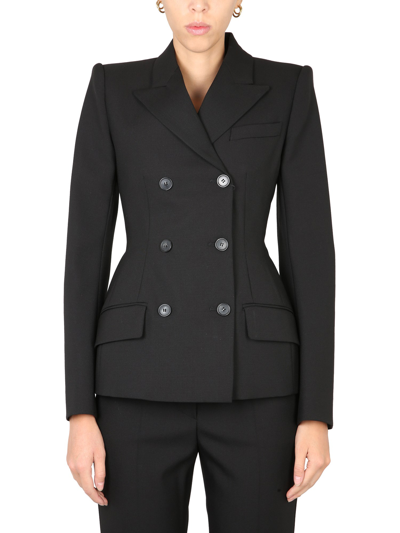Max Mara Double-breasted Jacket In Black