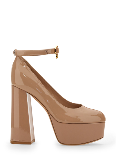 Gianvito Rossi Pump "mary Jane" In Pink
