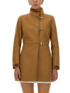 Fay Virginia Coat In Beige