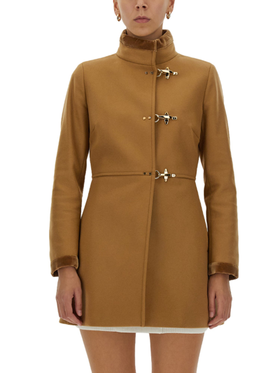 Fay Virginia - Wool Coat In Beige