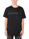 Givenchy Logo Crew Neck T-shirt In Black