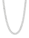 Saks Fifth Avenue Made In Italy Men's Sterling Silver Curb Chain Necklace In Silver