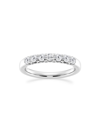 Saks Fifth Avenue Women's Build Your Own Collection 14k White Gold & 7 Natural Round Diamond Anniversary Band In 0.5 Tcw White Gold