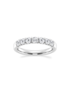 Saks Fifth Avenue Women's Build Your Own Collection 14k White Gold & 7 Natural Round Diamond Anniversary Band In 0.75 Tcw White Gold