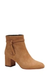 Kate Spade Delina Womens Suede Booties Ankle Boots In Brown