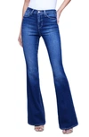 L Agence Bell High-rise Flare Jeans In Frisco