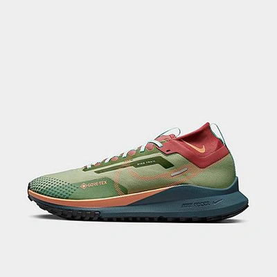 Nike Men's React Pegasus Trail 4 Gore-tex Water Resistant Trail Running Sneakers From Finish Line In Green