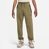 Nike Men's  Sportswear Tech Fleece Pants In Medium Olive/black