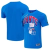 Pro Standard Royal New York Giants Super Bowl Xlvi Patch Hometown Collection T-shirt In Royal
