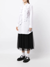 COMME DES GARÇONS COMME DES GARÇONS COMME DES GARCONS COMME DES GARCONS WOMEN FLOWER PLEATED LONG SHIRT