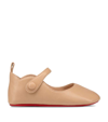 CHRISTIAN LOUBOUTIN BABY LOVE CHICK LEATHER BALLET FLATS