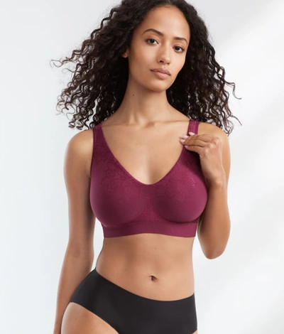 Bali Comfort Revolution Smart Sizes Wire-free Bra In Sparkling Purple