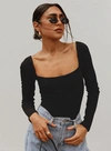 Princess Polly Charlotte Bodysuit In Black