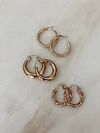 Princess Polly Lower Impact Ciara Earring Set In Gold