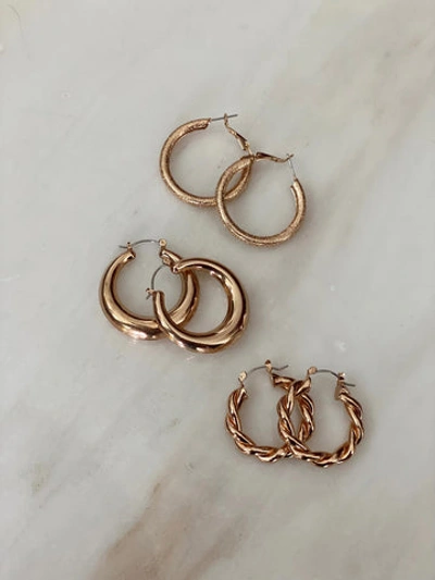 Princess Polly Lower Impact Ciara Earring Set In Gold
