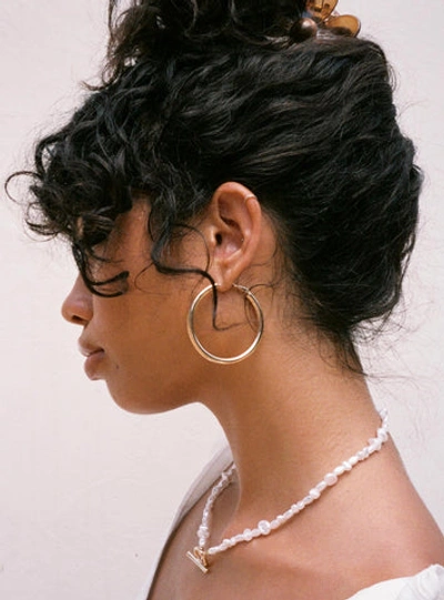 Princess Polly The Valley Hoops In Gold