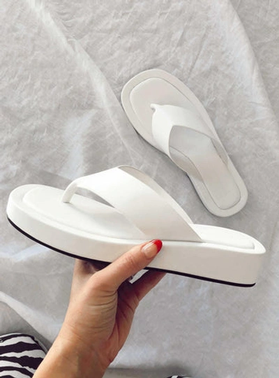 Princess Polly Lower Impact Tampa Sandals In White