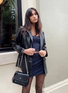 Princess Polly Ellen Faux Leather Blazer In Black
