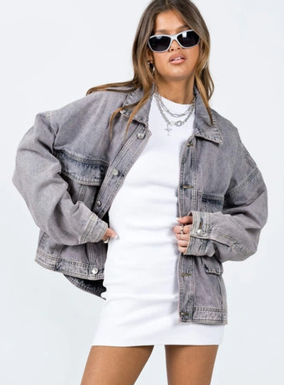 Princess Polly Kier Oversized In Denim